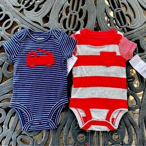 NWT pair of size NB onsies from Carter’s